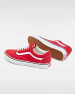 Vans Old Skool Red/White - Image 3