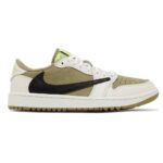 Jordan 1 Retro Low Golf Travis Scott Neutral Olive - Image 2