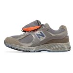 New Balance 2002R Grey Brown Pouch