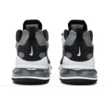 Nike Air Max 270 React White Black Metallic Pewter - Image 3