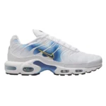 Nike Air Max Plus Spray Paint Swoosh White Blue - Image 2