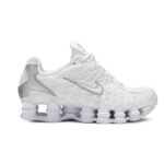 Nike Shox TL White Metallic Silver - Image 2