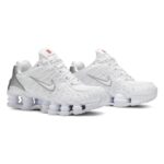 Nike Shox TL White Metallic Silver - Image 5