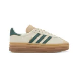 Adidas Gazelle Bold Magic Beige Collegiate Green - Image 2