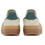 Adidas Gazelle Bold Magic Beige Collegiate Green - Image 4