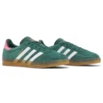 adidas Gazelle Indoor Collegiate Green Lucid Pink - Image 3