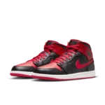 Air Jordan 1 Mid 'Bred' - Image 2