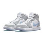 Jordan 1 Mid Grey Blue - Image 2